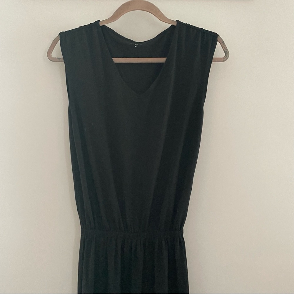 GARNET HILL Black Cap Sleeve Maxi Dress XS - Picture 5 of 8